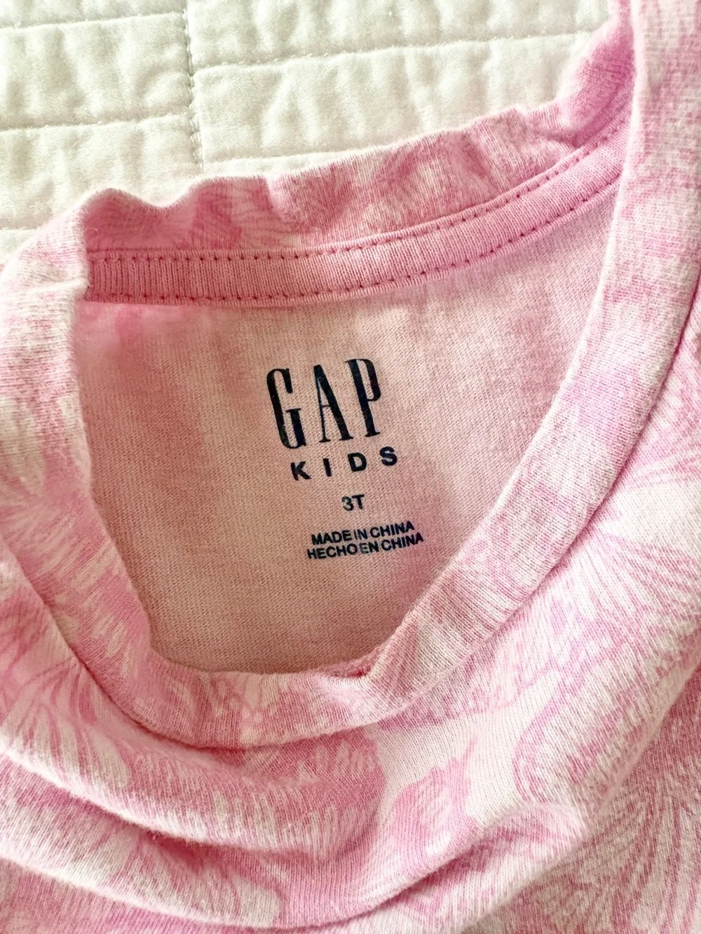 GAP pink butterfly
